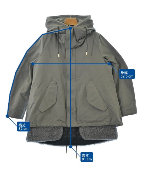 THE RERACS（ザリラクス）カジュアルジャケット グレー サイズ:38(M位) レディース/2200654603048