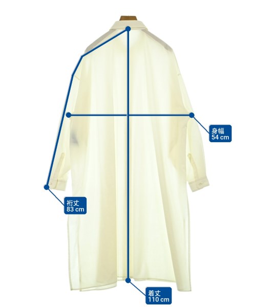 THE RERACS（ザリラクス）シャツワンピース 白 サイズ:36(S位) レディース/2200654931042