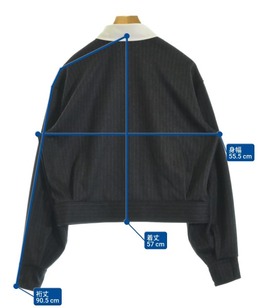 THE RERACS（ザリラクス）ブラウス グレー サイズ:38(M位) レディース/2200652491043