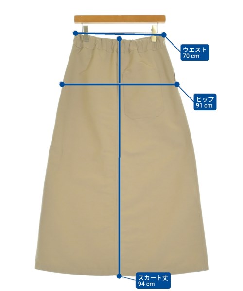 THE RERACS（ザリラクス）ロング・マキシ丈スカート ベージュ サイズ:38(M位) レディース/2200655457046