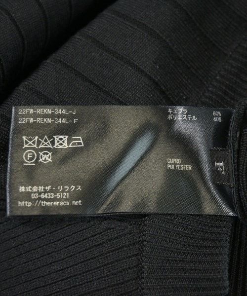 THE RERACS（ザリラクス）ワンピース 黒 サイズ:F レディース/2200715261040