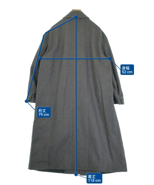 THE RERACS（ザリラクス）チェスターコート グレー サイズ:F レディース/2200634548017