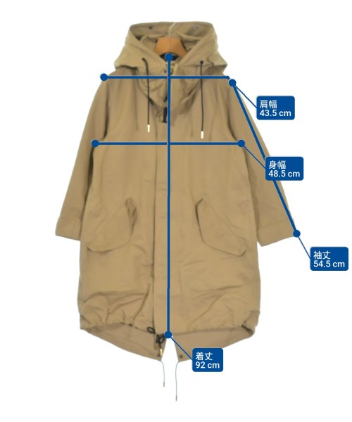 THE RERACS（ザリラクス）ミリタリーブルゾン ベージュ サイズ:38(M位) レディース/2200645916010