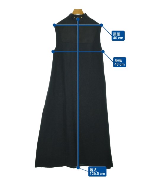 THE RERACS（ザリラクス）ワンピース 黒 サイズ:36(S位) レディース/2200653534039