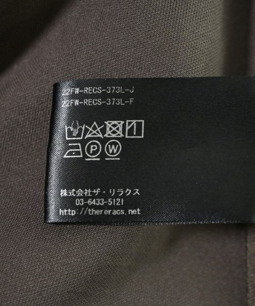 THE RERACS（ザリラクス）スウェット カーキ サイズ:36(S位) レディース/2200705200011