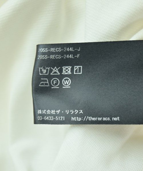 THE RERACS（ザリラクス）Tシャツ・カットソー 白 サイズ:38(M位) レディース/2200706887020