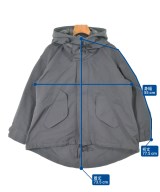 THE RERACS（ザリラクス）ミリタリーブルゾン グレー サイズ:34(XS位) レディース/2200663198078