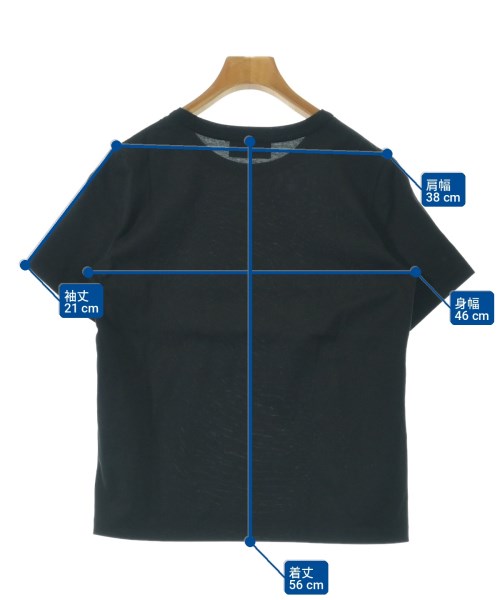 THE RERACS（ザリラクス）Tシャツ・カットソー 黒 サイズ:38(M位) レディース/2200727148025