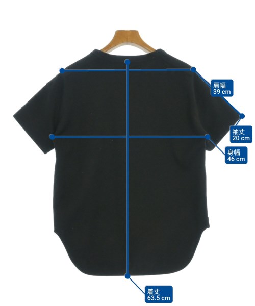 THE RERACS（ザリラクス）Tシャツ・カットソー 黒 サイズ:36(S位) レディース/2200687274031