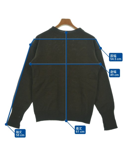 ANDERSEN-ANDERSEN（アンデルセンアンデルセン）ニット・セーター カーキ サイズ:M メンズ/2200627646034