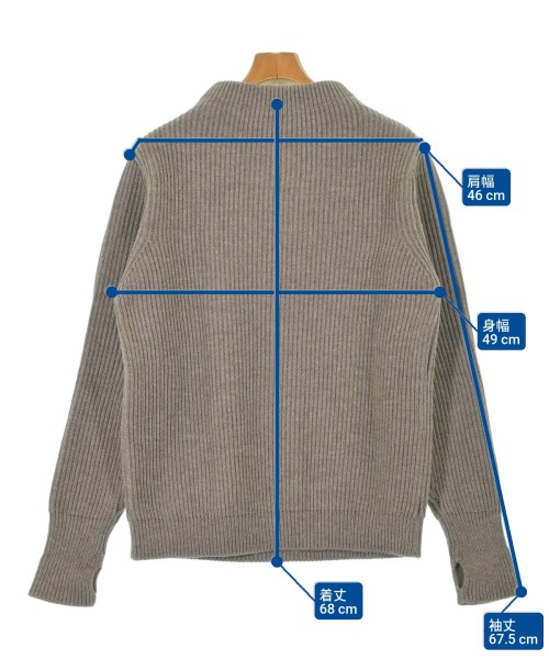 ANDERSEN-ANDERSEN（アンデルセンアンデルセン）ニット・セーター 茶 サイズ:M メンズ/2200632907137