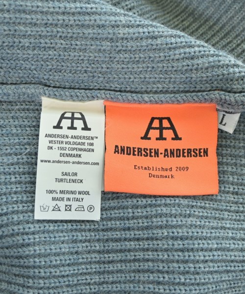 ANDERSEN-ANDERSEN（アンデルセンアンデルセン）ニット・セーター 青 サイズ:L メンズ/2200688259020
