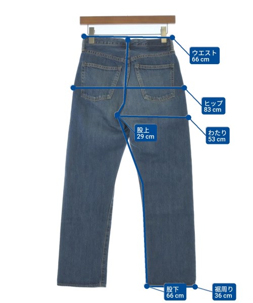 THE SHINZONE（ザシンゾーン）デニムパンツ 青 サイズ:34(XS位) レディース/2200621834185