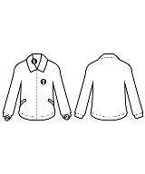 THE SHINZONE（ザシンゾーン）ミリタリーブルゾン 黒 サイズ:34(XS位) レディース/2200636292031