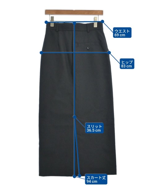 THE SHINZONE（ザシンゾーン）ロング・マキシ丈スカート 黒 サイズ:36(S位) レディース/2200632136049