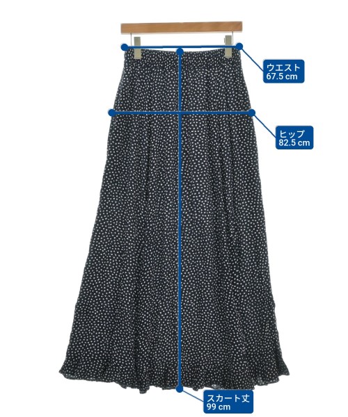 THE SHINZONE（ザシンゾーン）ロング・マキシ丈スカート 紺 サイズ:F レディース/2200638410020