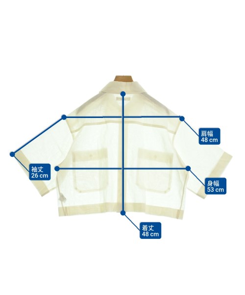 THE SHINZONE（ザシンゾーン）カジュアルシャツ 白 サイズ:FO(M位) レディース/2200638907018