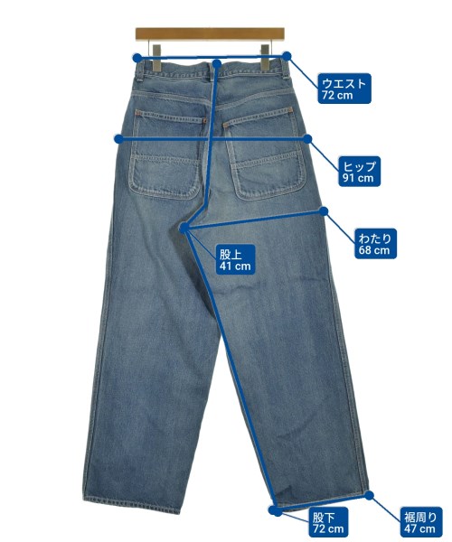 THE SHINZONE（ザシンゾーン）デニムパンツ 青 サイズ:36(S位) レディース/2200639632070