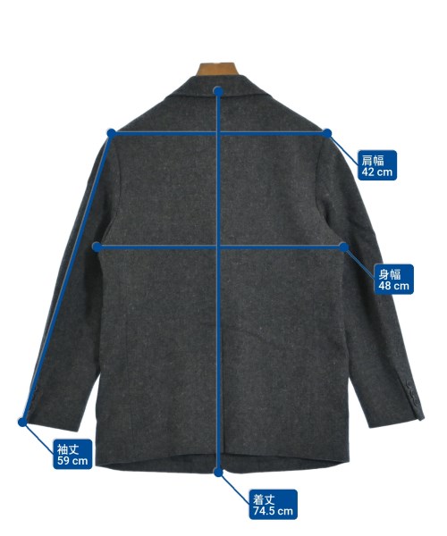 THE SHINZONE（ザシンゾーン）カジュアルジャケット グレー サイズ:34(XS位) レディース/2200641297076