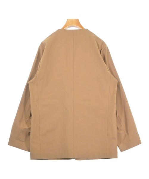 THE SHINZONE（ザシンゾーン）ノーカラージャケット 茶 サイズ:34(XS位) レディース/2200624241034