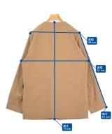 THE SHINZONE（ザシンゾーン）ノーカラージャケット 茶 サイズ:34(XS位) レディース/2200624241034