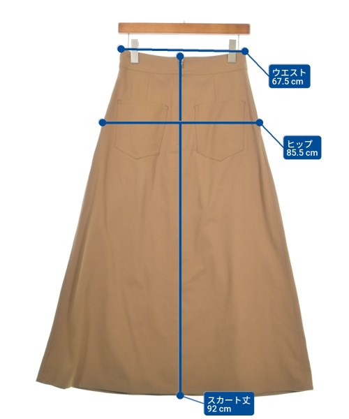 THE SHINZONE（ザシンゾーン）ロング・マキシ丈スカート 茶 サイズ:34(XS位) レディース/2200624241041