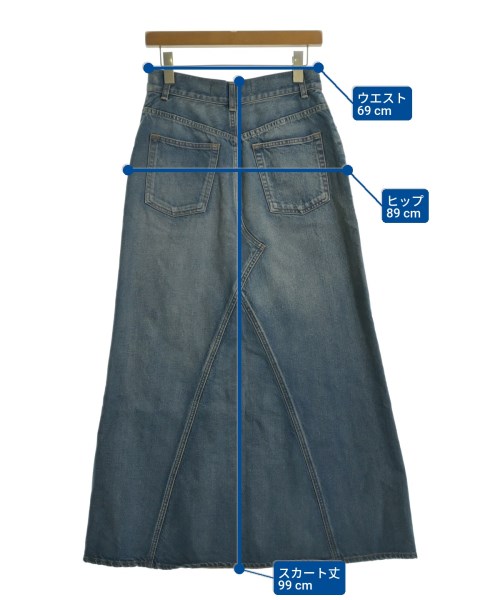 THE SHINZONE（ザシンゾーン）ロング・マキシ丈スカート 青 サイズ:36(S位) レディース/2200631763017