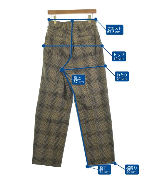 THE SHINZONE（ザシンゾーン）スラックス 茶 サイズ:36(S位) レディース/2200628715029