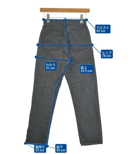 THE SHINZONE（ザシンゾーン）デニムパンツ 黒 サイズ:32(XXS位) レディース/2200612815070