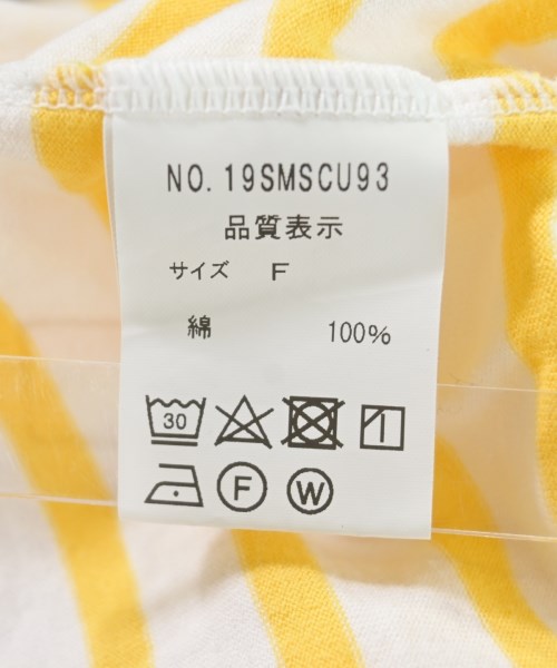 THE SHINZONE（ザシンゾーン）Tシャツ・カットソー 黄 サイズ:F レディース/2200630102022