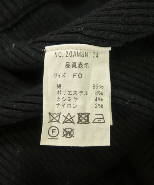 THE SHINZONE（ザシンゾーン）その他 黒 サイズ:FO(M位) レディース/2200607948042