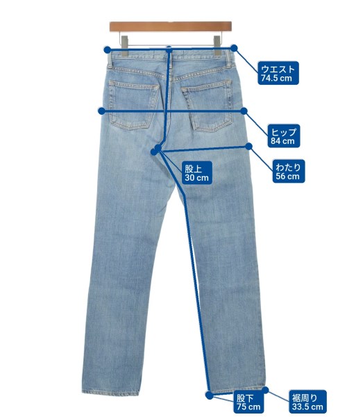 THE SHINZONE（ザシンゾーン）デニムパンツ 青 サイズ:36(S位) レディース/2200614475029