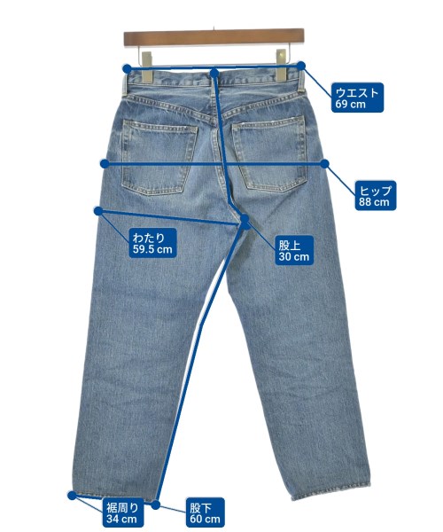 THE SHINZONE（ザシンゾーン）デニムパンツ 青 サイズ:36(S位) レディース/2200671759018