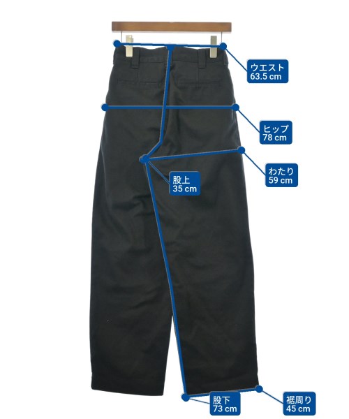 THE SHINZONE（ザシンゾーン）チノパン 黒 サイズ:34(XS位) レディース/2200671759032