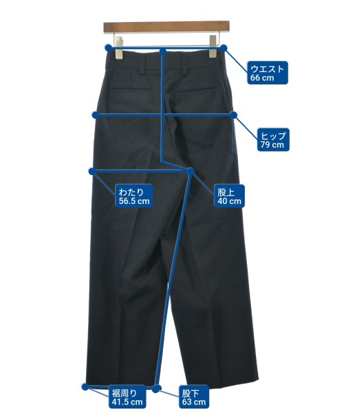 THE SHINZONE（ザシンゾーン）スラックス 紺 サイズ:32(XXS位) レディース/2200671759049