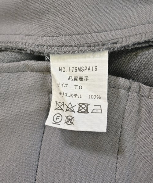 THE SHINZONE（ザシンゾーン）スラックス グレー サイズ:T0(XS位) レディース/2200676983036