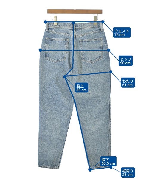 THE SHINZONE（ザシンゾーン）デニムパンツ 青 サイズ:38(M位) レディース/2200670813049