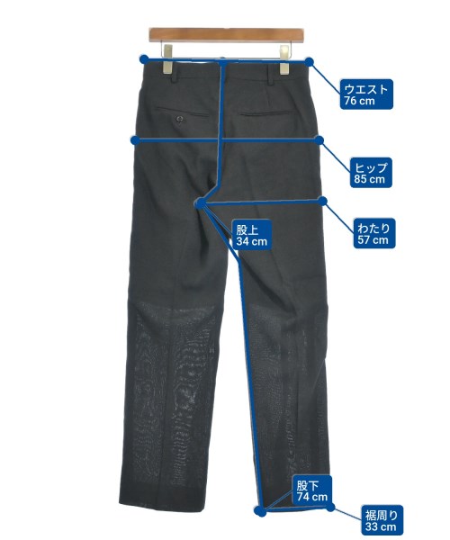 THE SHINZONE（ザシンゾーン）スラックス 黒 サイズ:34(XS位) レディース/2200672656156