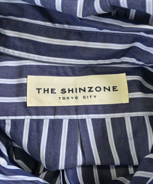 THE SHINZONE（ザシンゾーン）カジュアルシャツ 紺 サイズ:PO(M位) レディース/2200679574125