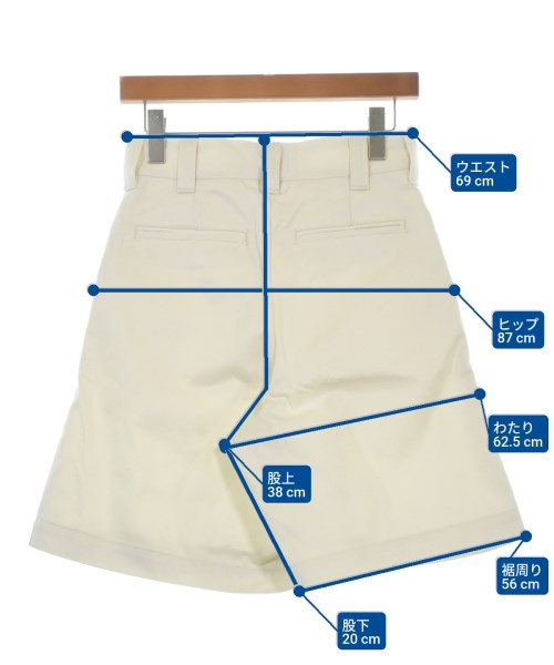 THE SHINZONE（ザシンゾーン）ショートパンツ 白 サイズ:34(XS位) レディース/2200672668302