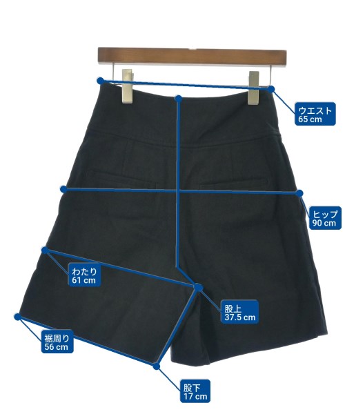 THE SHINZONE（ザシンゾーン）ショートパンツ 黒 サイズ:34(XS位) レディース/2200672668319