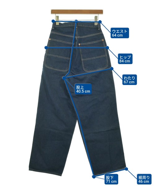 THE SHINZONE（ザシンゾーン）デニムパンツ 紺 サイズ:32(XXS位) レディース/2200637632041