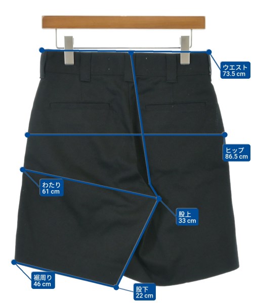 THE SHINZONE（ザシンゾーン）ショートパンツ 黒 サイズ:36(S位) レディース/2200655202066