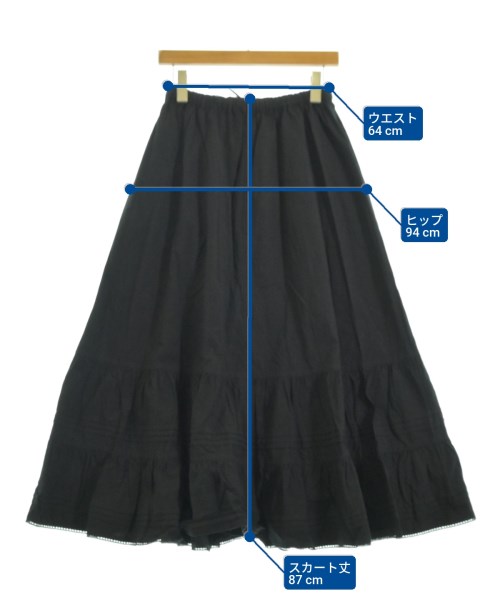 THE SHINZONE（ザシンゾーン）ロング・マキシ丈スカート 黒 サイズ:M0(M位) レディース/2200655202097