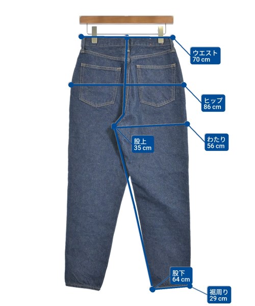 THE SHINZONE（ザシンゾーン）デニムパンツ 紺 サイズ:36(S位) レディース/2200660727196