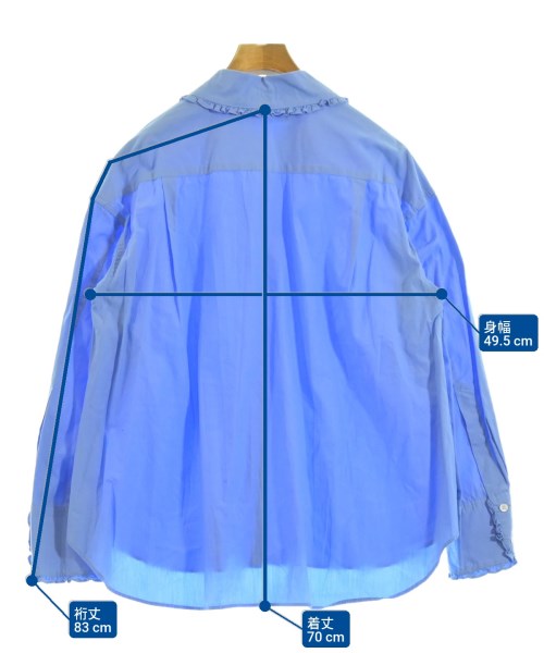 THE SHINZONE（ザシンゾーン）カジュアルシャツ 青 サイズ:F レディース/2200661238042