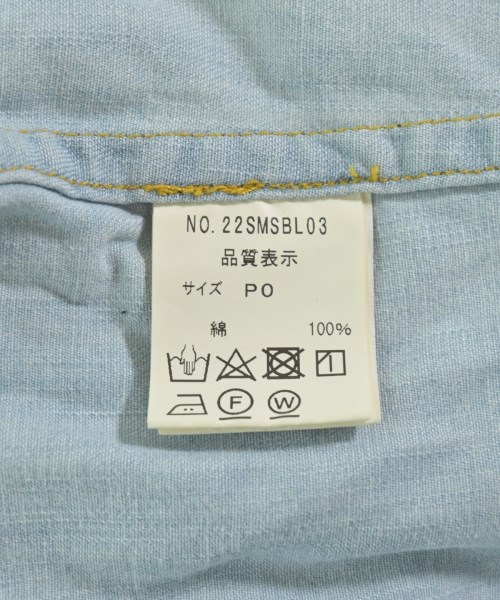 THE SHINZONE（ザシンゾーン）カジュアルシャツ 青 サイズ:F レディース/2200627587054