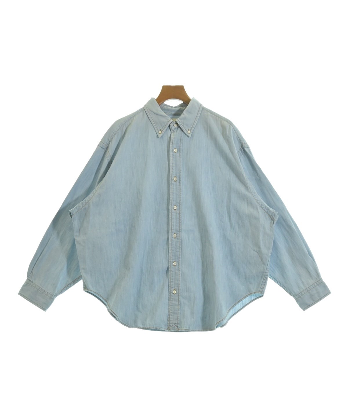 THE SHINZONE ザシンゾーン カジュアルシャツ レディース 【古着】【中古】 THE SHINZONE（ザシンゾーン）カジュアルシャツ 青 サイズ:F