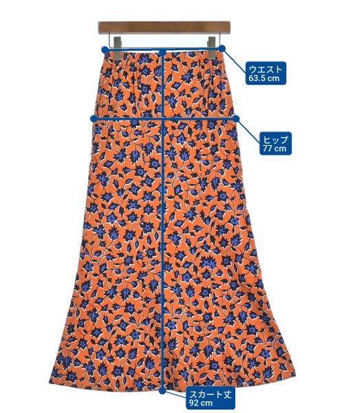 THE SHINZONE（ザシンゾーン）ロング・マキシ丈スカート オレンジ サイズ:S レディース/2200636653085