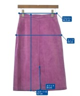 THE SHINZONE（ザシンゾーン）ひざ丈スカート 赤 サイズ:36(S位) レディース/2200645677010